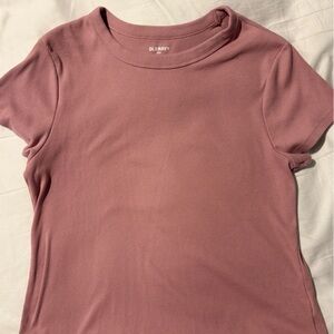 Old Navy Women's Mauve Short Sleeve Tee